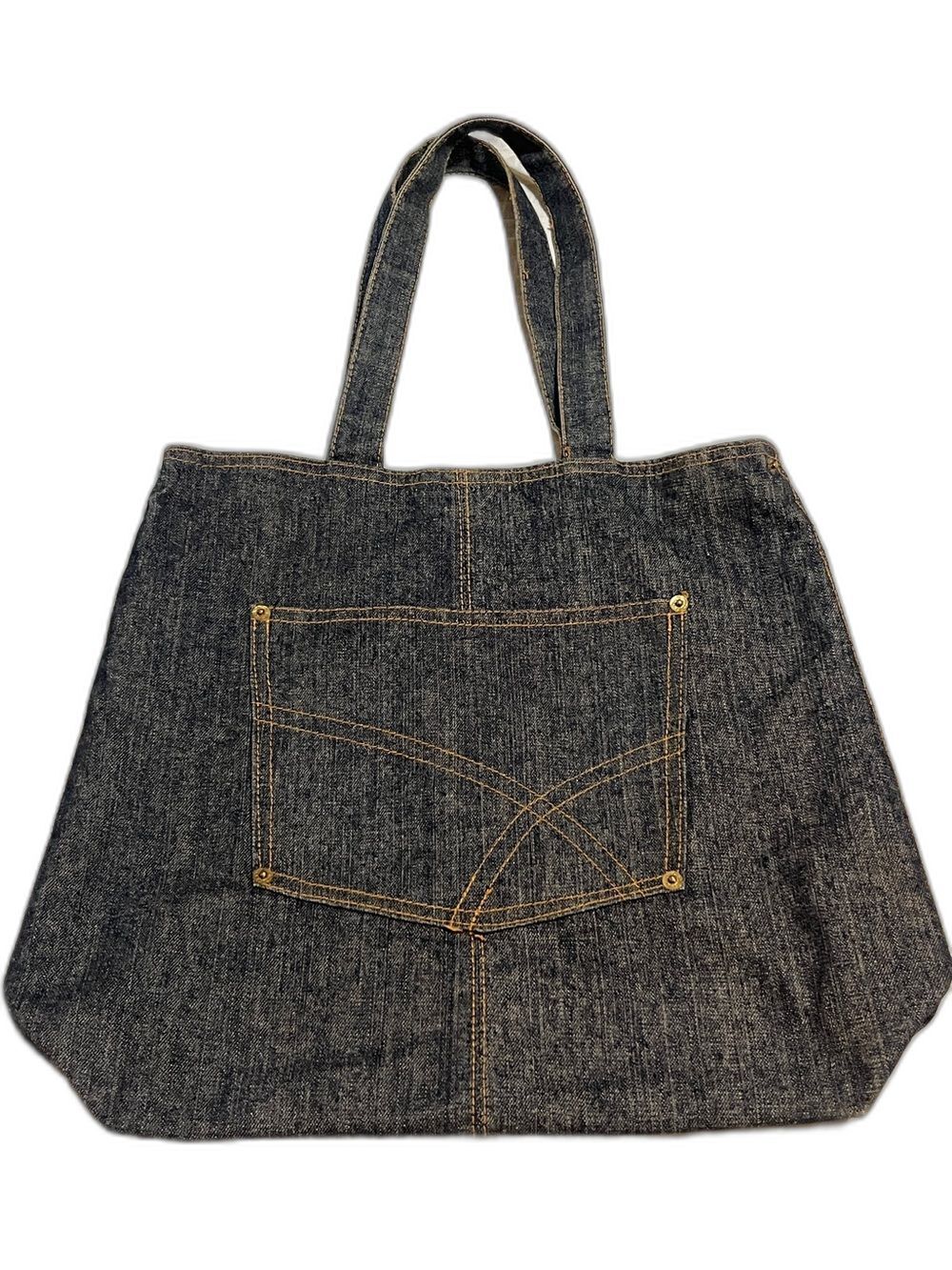 Bath & Body Works Unisex Blue Denim tote bag